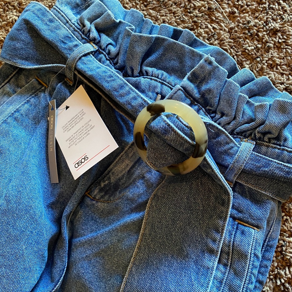 ASOS Belted Jeans